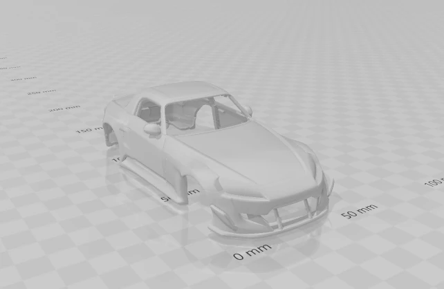 Honda s2000 3D Print Model .c4d .max .obj .3ds .fbx .stl .blend 