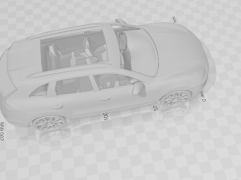 Porsche cayenne mk3 3D Baskı Modeli