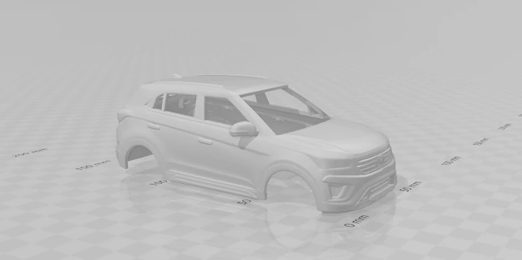 Hyundai ix25 3D Print Model .c4d .max .obj .3ds .fbx .stl .blend