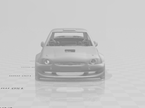 Escort rally 3D 打印模型