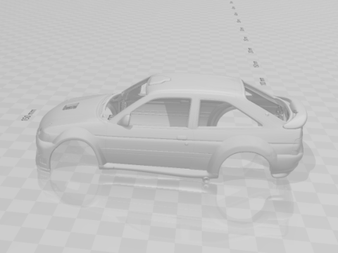 Escort rally 3D 打印模型