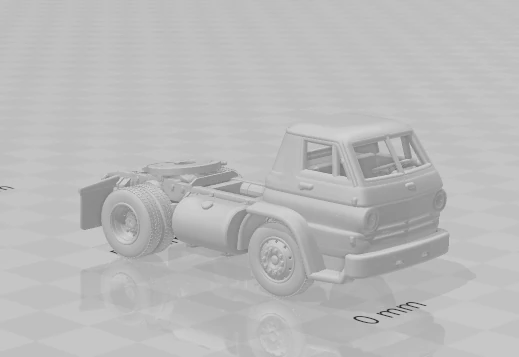 Dodge l600 3D Print Model .c4d .max .obj .3ds .fbx .stl .blend 