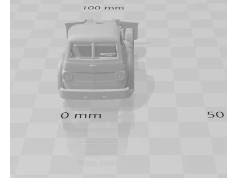 Dodge l600 3D Print Model