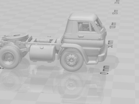 Dodge l600 3Dプリントモデル