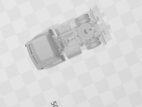 Dodge l600 3D Print Model
