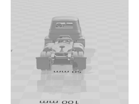 Dodge l600 3D Print Model