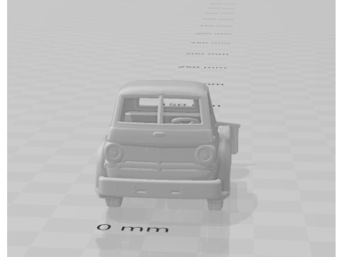 Dodge l600 3Dプリントモデル
