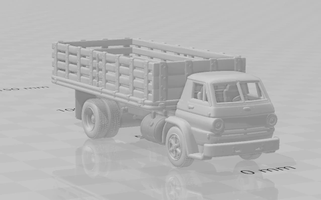 Dodge l600 3D Print Model .c4d .max .obj .3ds .fbx .stl .blend
