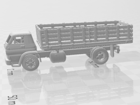 Dodge l600 Model Cetak 3D
