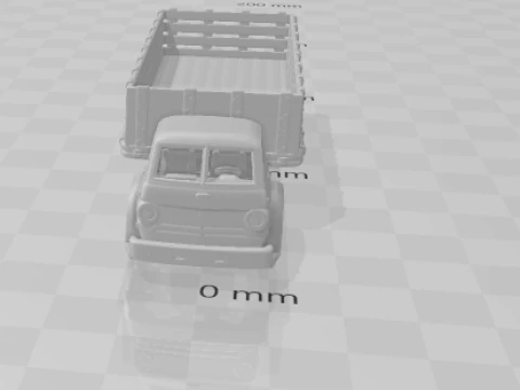 Dodge l600 3D Print Model