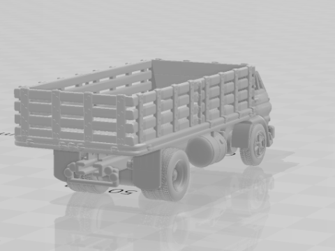 Dodge l600 Model Cetak 3D