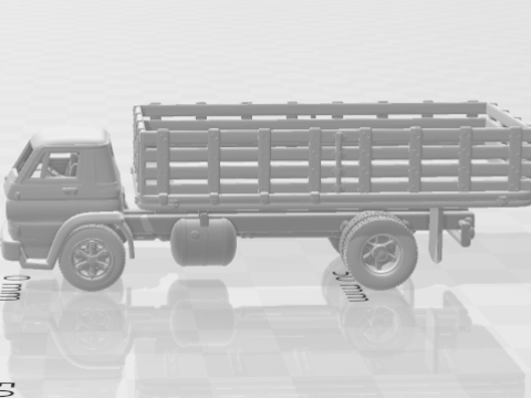 Dodge l600 Model Cetak 3D