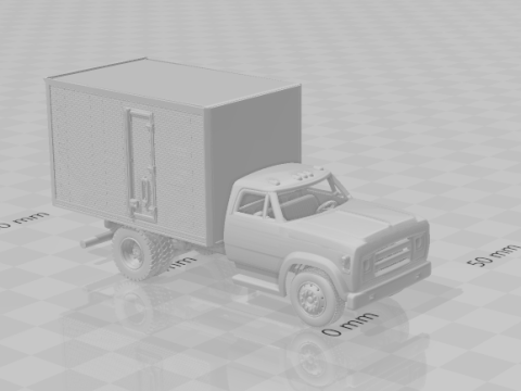 Dodge d600 box 3D 프린트 모델