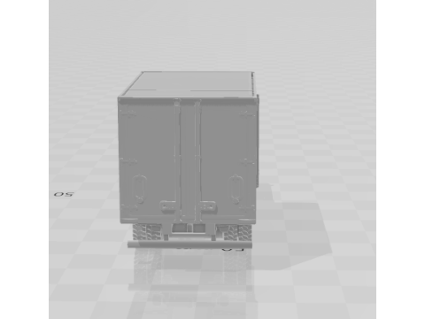 Dodge d600 box 3D Print Model