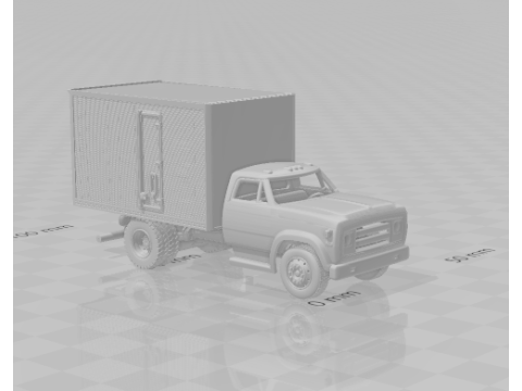 Dodge d600 box 3D Print Model