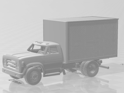 Dodge d600 box 3D Print Model
