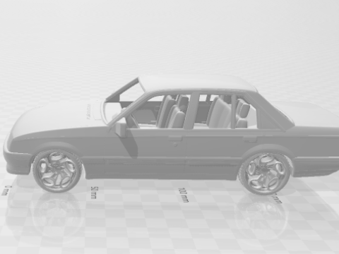 Opel rekord 3Dプリントモデル