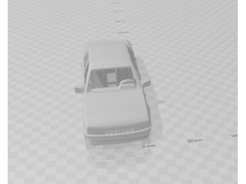 Opel rekord 3Dプリントモデル