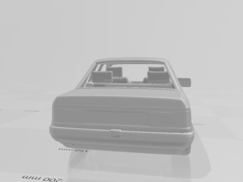 Opel rekord 3Dプリントモデル