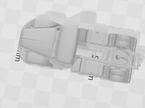 Scania 110 super 3D-printmodel