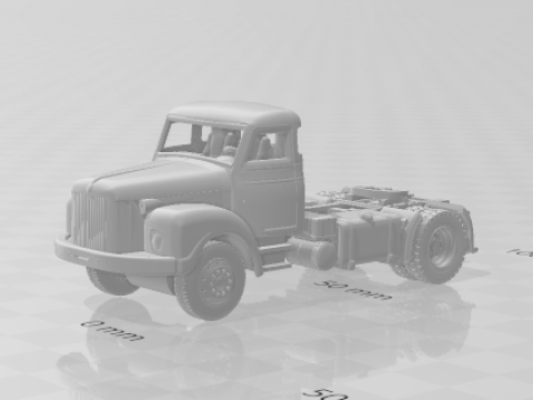 Scania 110 super 3D-printmodel