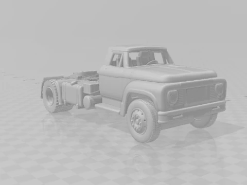 Самосвал F600 3D Принт Модель