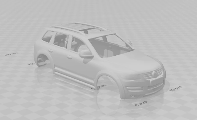Volkswagen touareg r50 3D Druckmodell .c4d .max .obj .3ds .fbx .stl .blend 