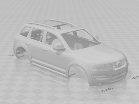 Volkswagen touareg r50 3D Baskı Modeli