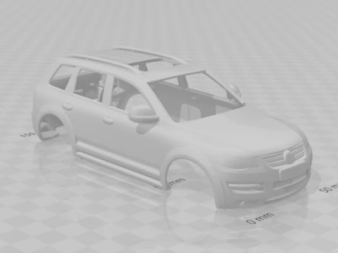 Volkswagen touareg r50 3D Druckmodell
