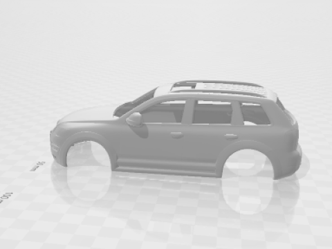 Volkswagen touareg r50 3Dプリントモデル