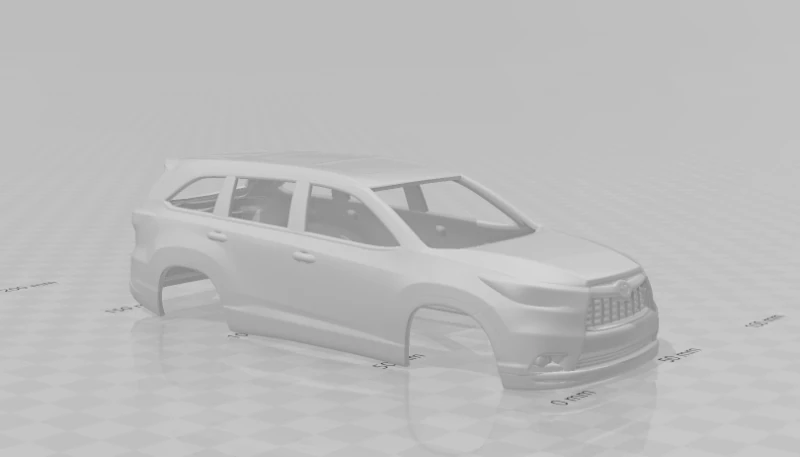 Toyota highlander 3D Print Model .c4d .max .obj .3ds .fbx .stl .blend