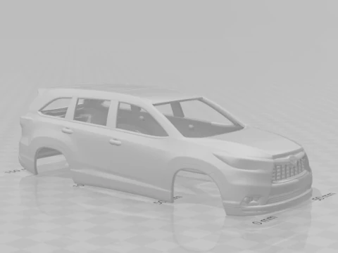 Тойота Хайлендер 3D Принт Модель