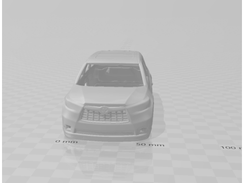 Toyota highlander 3D Print Model
