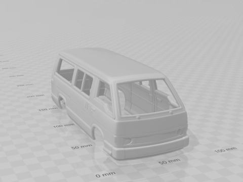 Toyota hiace Modelo de Impressão 3D