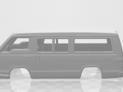 Toyota hiace 3D Print Model