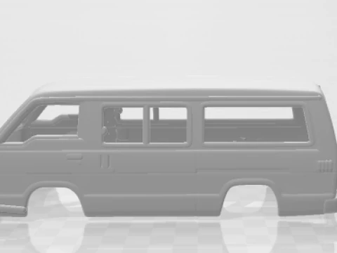 Toyota hiace 3D Print Model