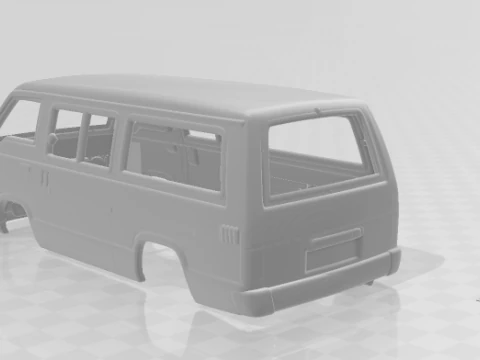 Toyota hiace 3D Print Model