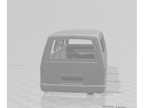 Toyota hiace 3D Print Model