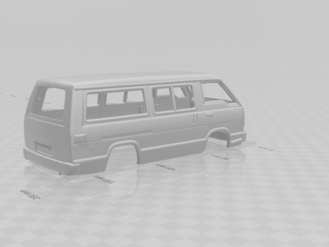 Toyota hiace 3D Print Model