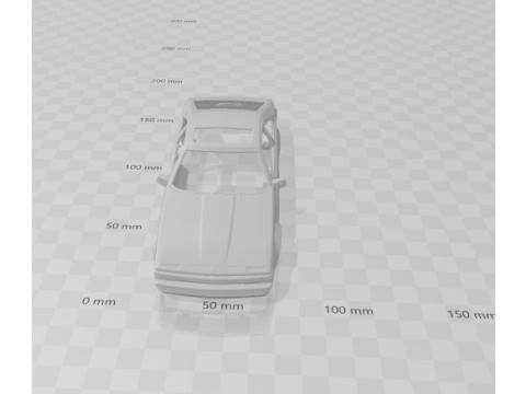 Toyota supra 3Dプリントモデル