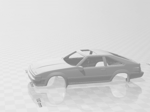 Toyota supra 3Dプリントモデル