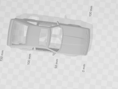 Toyota supra 3Dプリントモデル