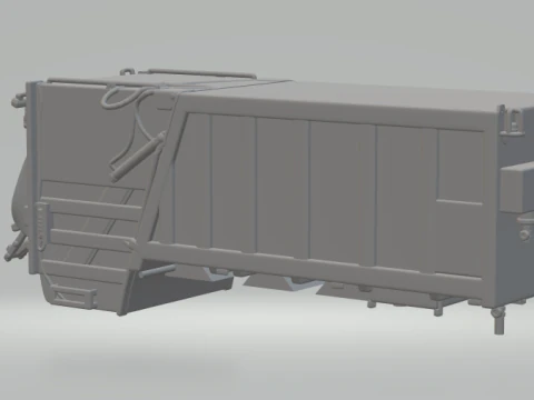 Garbage truck body 3D Print Model