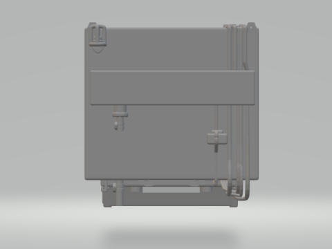 Garbage truck body 3D 打印模型