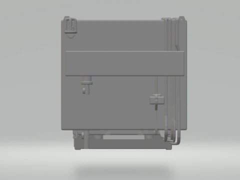 Garbage truck body 3D Print Model