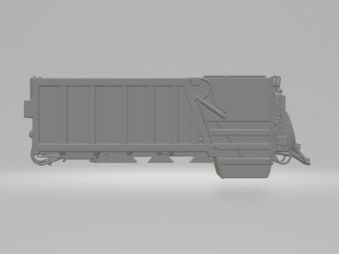 Garbage truck body 3D Print Model