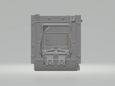 Garbage truck body 3D Print Model