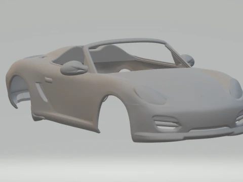 PORSCHE BOXSTER SPYDER 3D Print Model