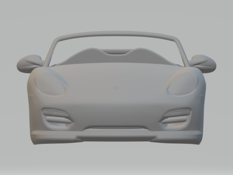 PORSCHE BOXSTER SPYDER Modèles 3D en vedette