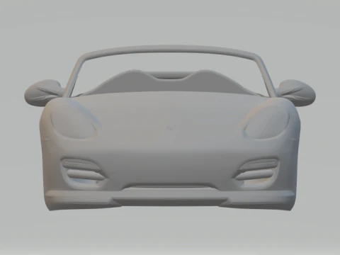 PORSCHE BOXSTER SPYDER 3D Print Model